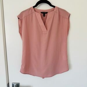 Banana Republic Pink Sleeveless Blouse